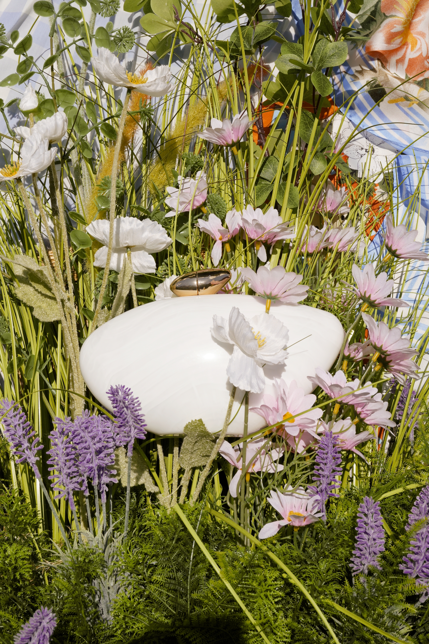 Oval Shaped Acrylic Clutch